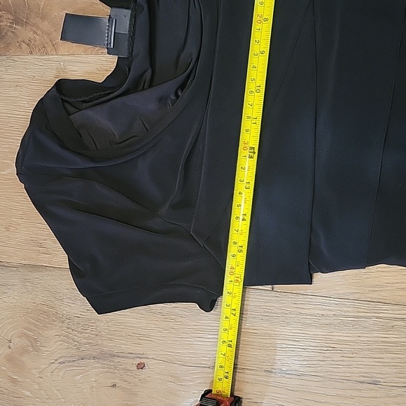 Bisou Bisou Michelle Bohot Black Dress Size 10 - Picture 4 of 6